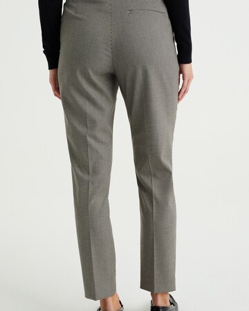 WE Fashion - Slimfit Pantalón de pinzas en beige