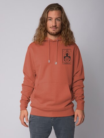 Watapparel Sweatshirt ' Tarot Strength ' in Brown: front