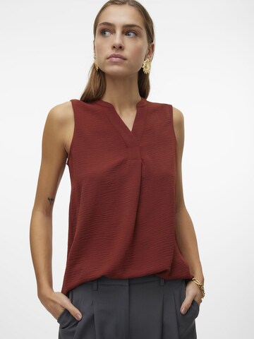 VERO MODA Blouse 'Elva' in Bruin