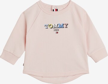 Sweat TOMMY HILFIGER en rose : devant