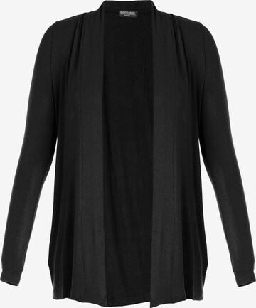 BASE LEVEL CURVY Knit Cardigan 'Ayla' in Black: front