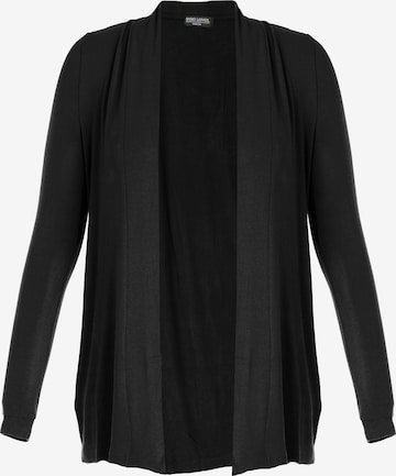 BASE LEVEL CURVY Knit Cardigan 'Ayla' in Black: front