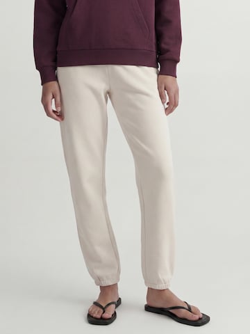JJXX Tapered Housut 'JXABBIE' värissä beige: etupuoli