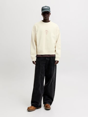 Sweat-shirt JACK & JONES en blanc