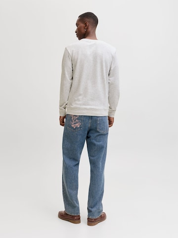 JACK & JONES Sweatshirt 'JJDevin Daytona' in Wit