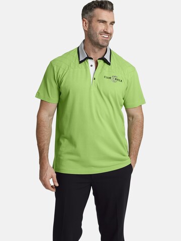 Charles Colby Shirt 'Earl Hiltwin' in Groen: voorkant