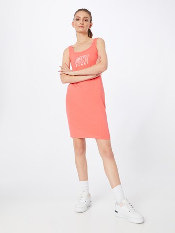 DKNY Performance - Vestido deportivo 'RHINESTONE' en naranja