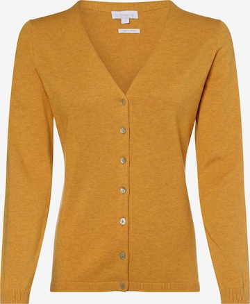 Brookshire Knit Cardigan in Yellow: front