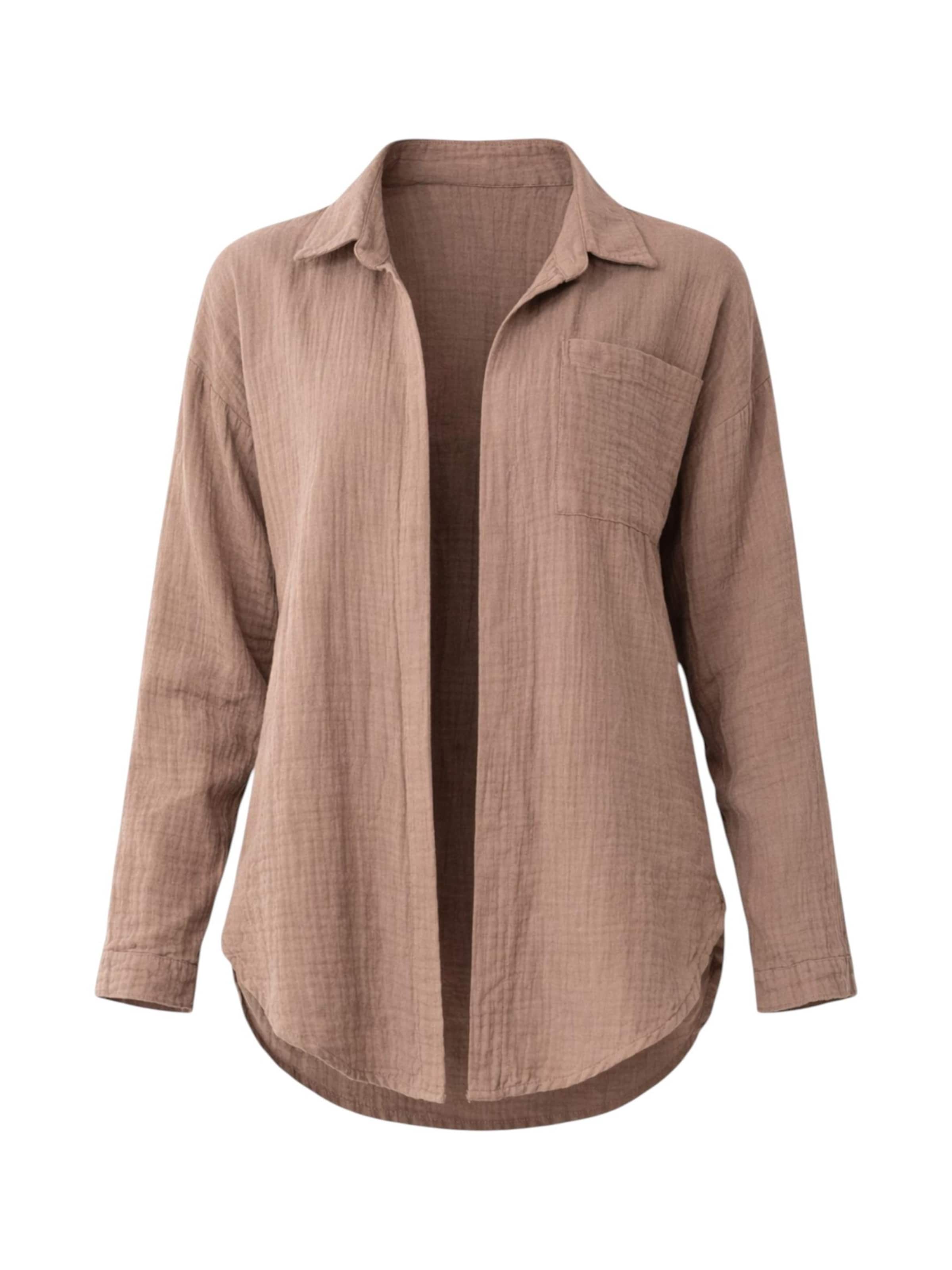 WENOR Bluse 'NALYA'‌‌‌‌‌‌ in Beige: Vorderseite