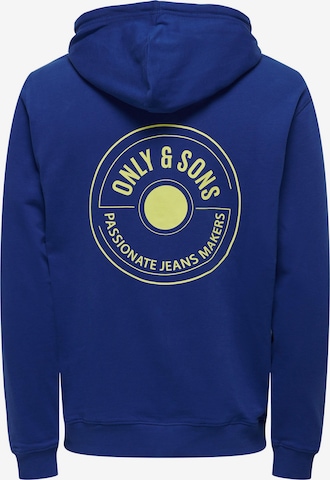 Only & Sons Sweatshirt 'ALBERTO' i blå