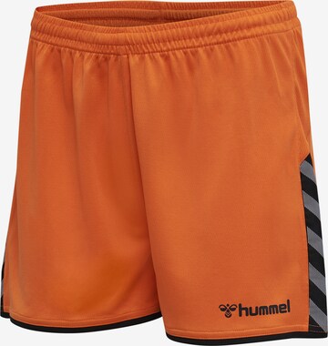 Hummel Regular Workout Pants in Orange