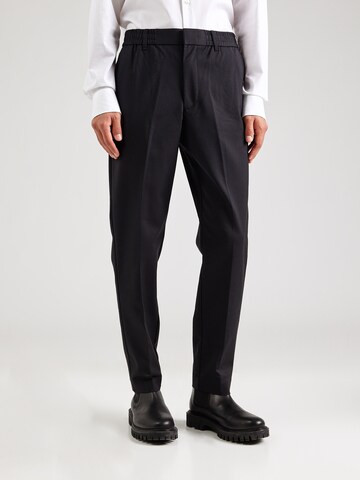 NN07 Tapered Pantalon 'Billie 1089' in Zwart: voorkant