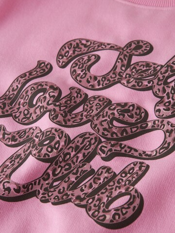 NAME IT Sweatshirt 'NKFNAANLO' in Pink