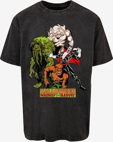 ABSOLUTE CULT Shirt 'Marvel - Halloween Monsters' in Schwarz: predná strana