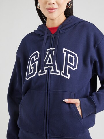 GAP - Casaco em moletão 'HERITAGE' em azul