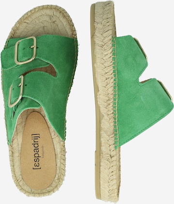 Espadrillas 'CLAQUETTE' di espadrij l´originale in verde