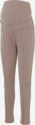 MAMALICIOUS Pants 'MLJACQUELINE ' in Beige: front