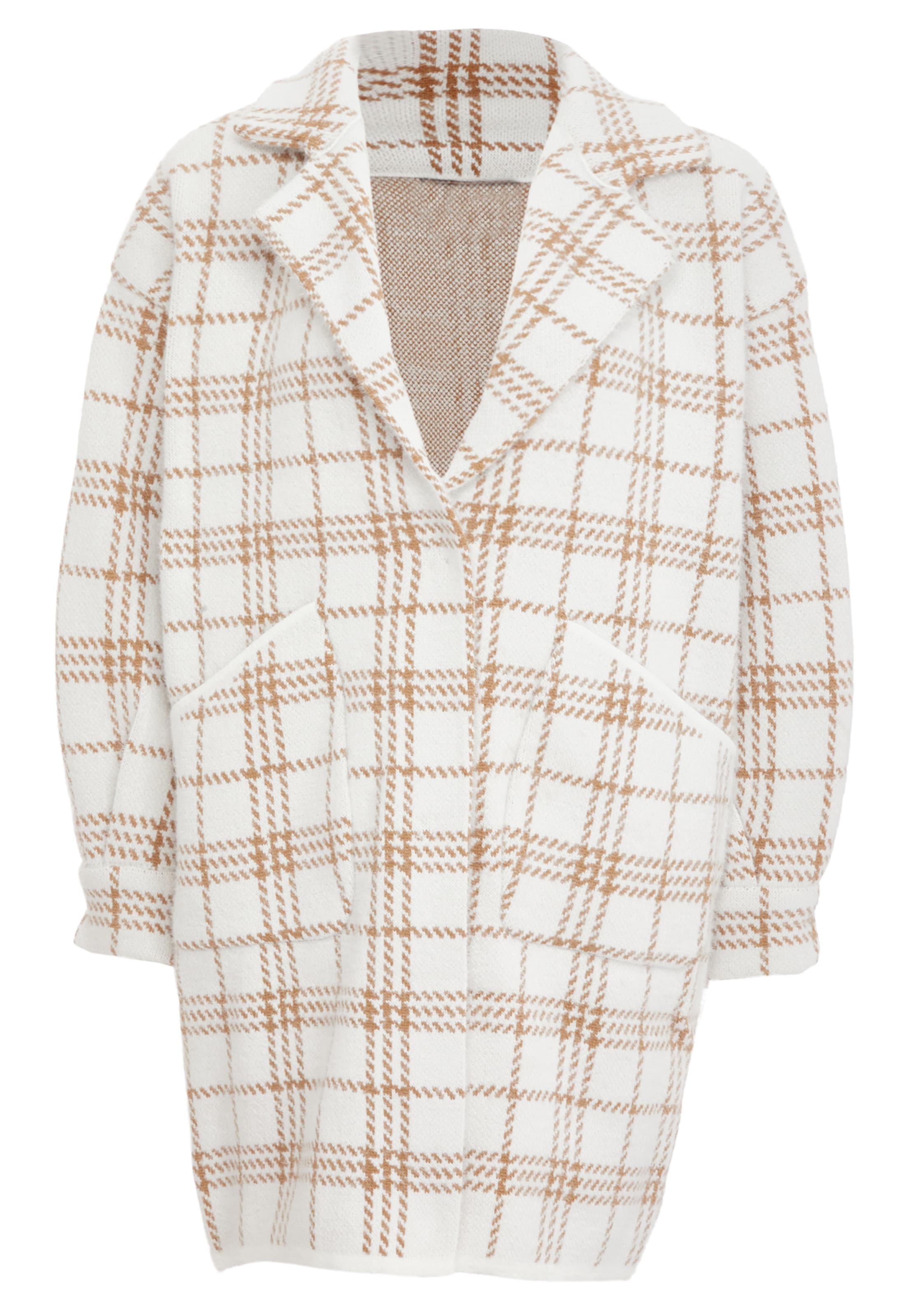 balta CARNEA Ilgas kardiganas: priekis