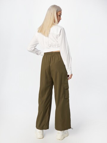 SISTERS POINT Wide leg Trousers 'NECA' in Green