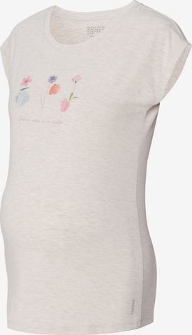 T-shirt Esprit Maternity en beige : devant