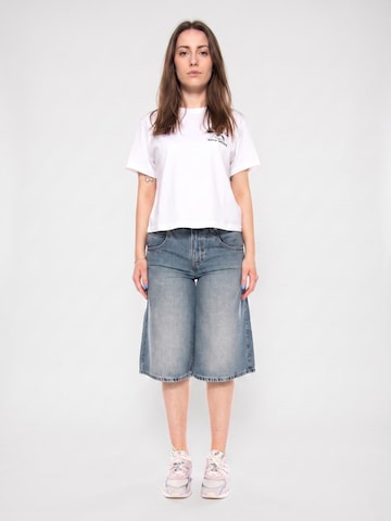 LEVI'S ® Luźne Jeansy 'SUPER BAGGY JORTS DENIM JEANS' w kolorze niebieski