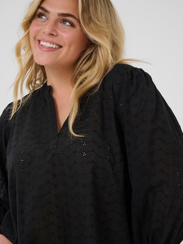 Camicia da donna 'KCMaia' di KAFFE CURVE in nero