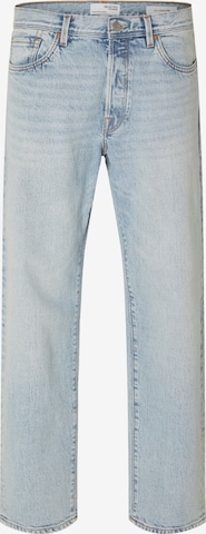 SELECTED HOMME Loosefit Jeans 'KOBE' in Blauw: voorkant