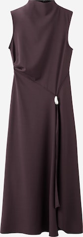 MANGO Jurk 'Elea' in Bruin: voorkant