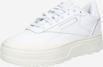 Baskets basses Reebok en blanc : devant