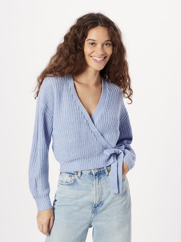 Cardigan 'Breda' ONLY en bleu : devant