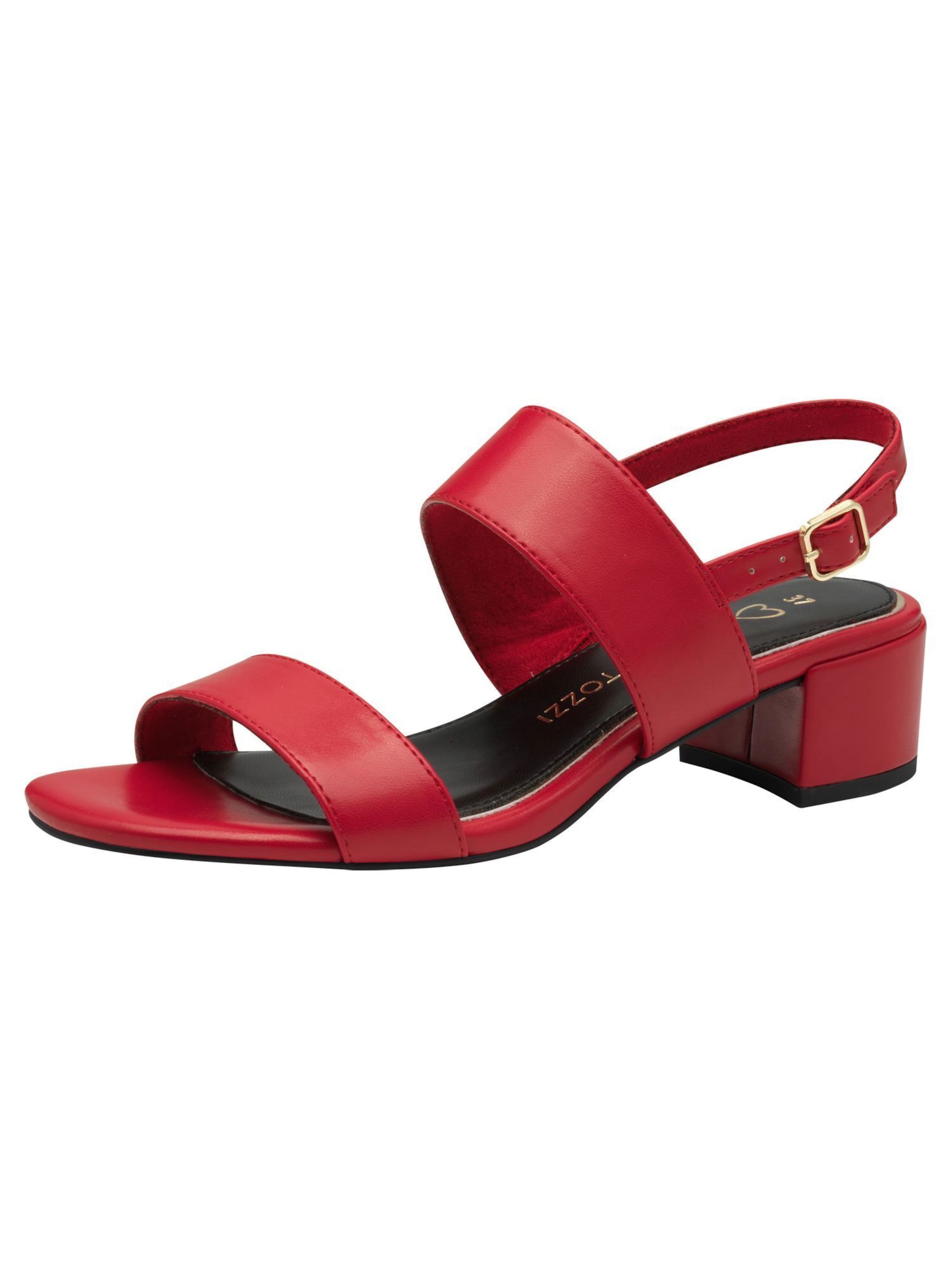 MARCO TOZZI Sandaal in Rood: voorkant