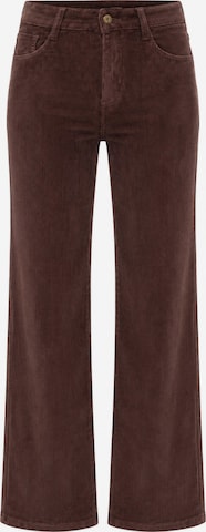 Pantalon Elara en marron : devant