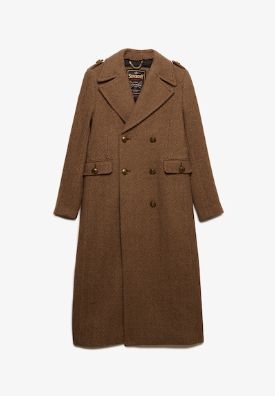 Superdry Manteau d’hiver en marron, Vue avec produit