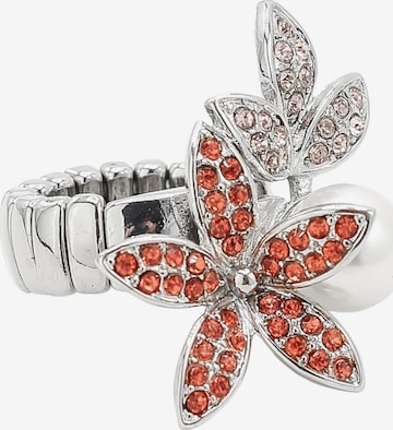 COLLEZIONE ALESSANDRO Ring 'Blütenzauber' in Red: front
