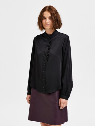 SELECTED FEMME - Blusa 'Marit' em preto: frente