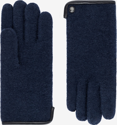 Roeckl Strickhandschuhe 'FELTED WOOL' in blau / navy / nachtblau / royalblau / dunkelblau / blaumeliert, Produktansicht
