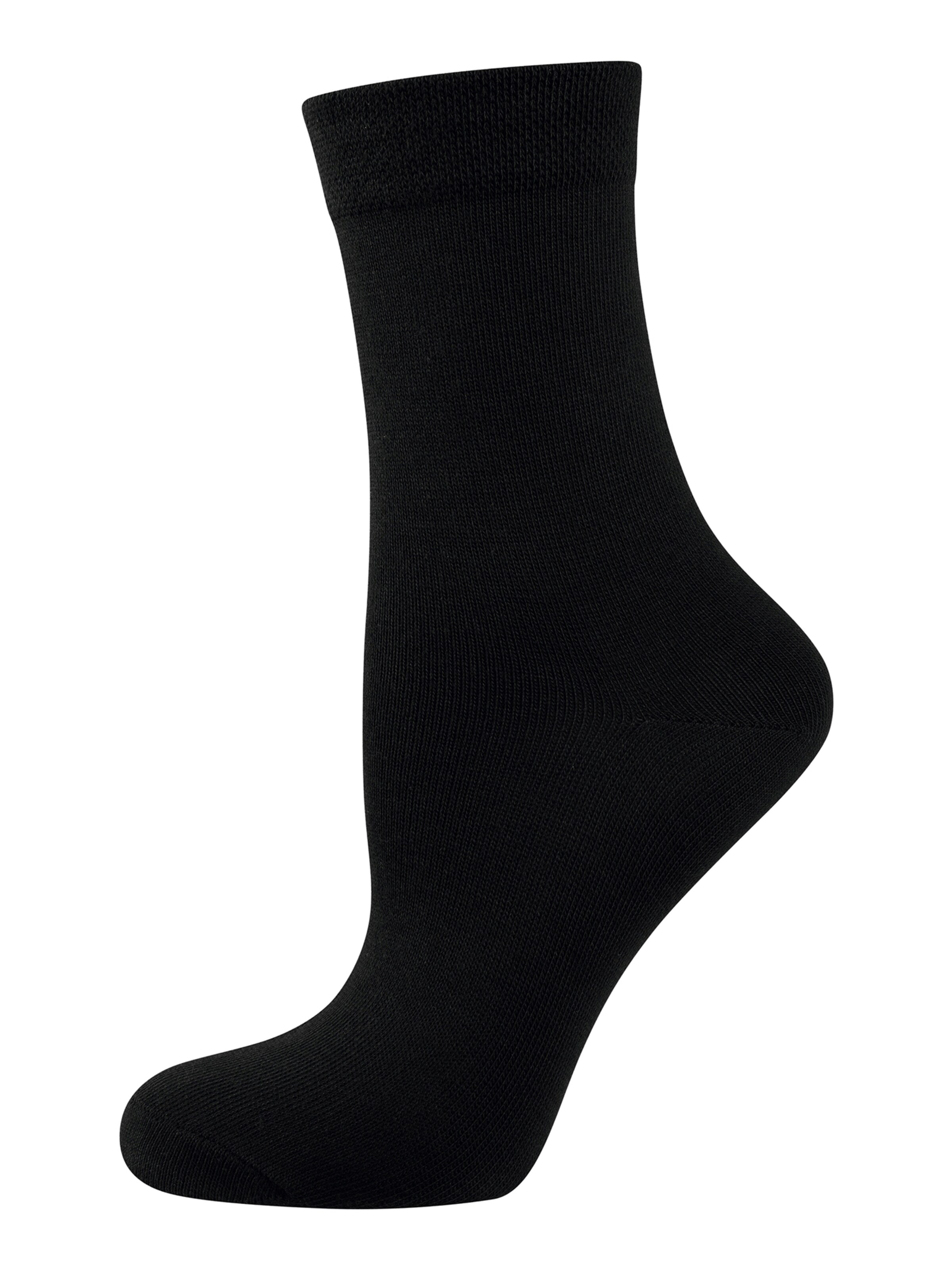 Chaussettes ' 3er-Pack Ohne Gummi ' Nur Die en noir : devant
