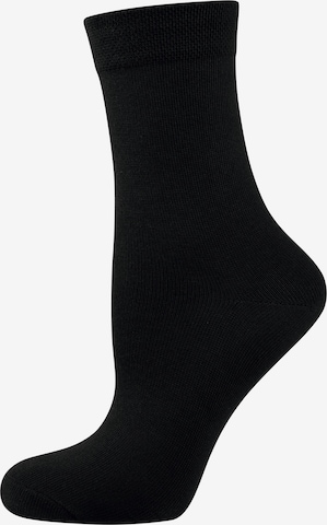 Chaussettes ' 3er-Pack Ohne Gummi ' Nur Die en noir : devant