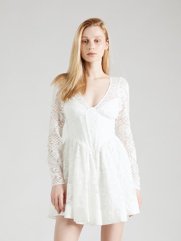 Bardot Dress 'ELLIE' in White: front