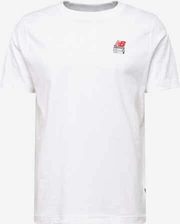 T-Shirt new balance en blanc : devant