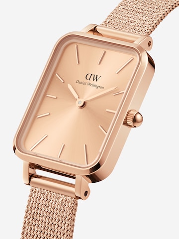 auksinė Daniel Wellington Analoginis (įprasto dizaino) laikrodis 'Quadro Unitone Rose Gold RG'