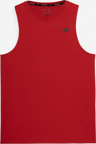 4F Toiminnallinen paita 'TSMF018' värissä punainen: edessä
