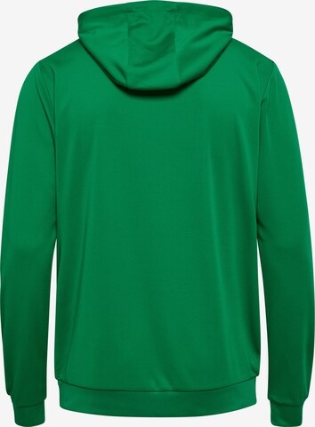 Hummel Athletic Zip-Up Hoodie 'AUTHENTIC' in Green