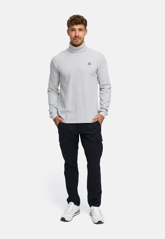 INDICODE JEANS Shirt 'INGuadalupe' in Grijs