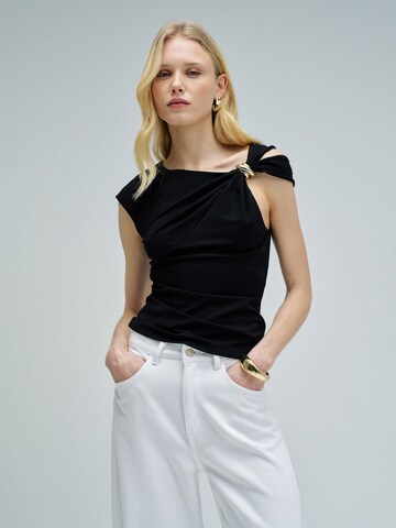 Salsa Jeans Top in Black: front