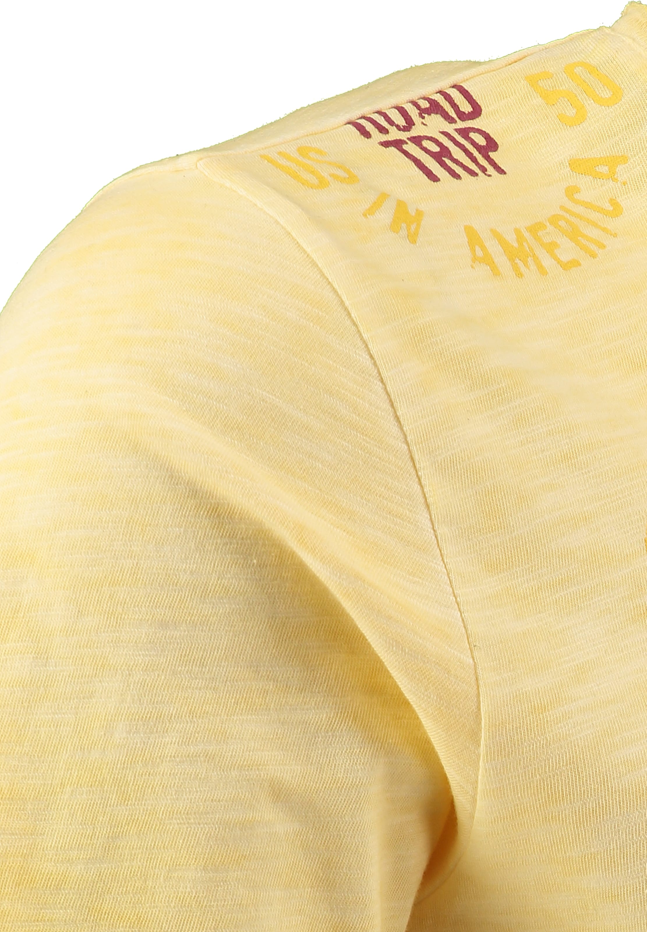 Key Largo Shirt 'KLOcean' in Yellow