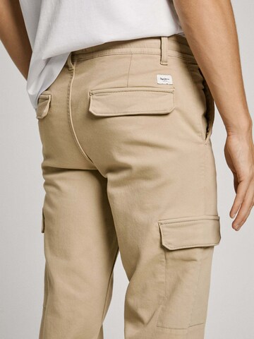 Slimfit Pantaloni cargo di Pepe Jeans in beige