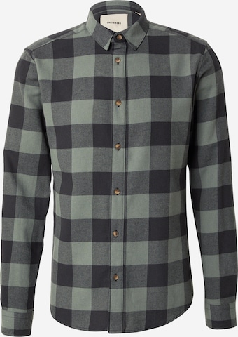 žalia Only & Sons Priglundantis modelis Marškiniai 'ONSGudmund': priekis