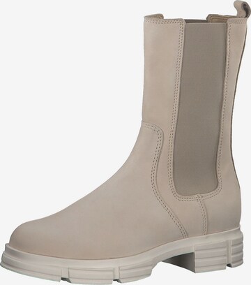 s.Oliver Chelsea Boots in Beige: front