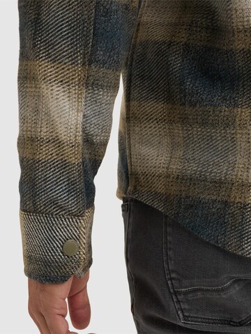 VANGUARD Regular fit Skjorta 'Overshirt with check pattern' i blå
